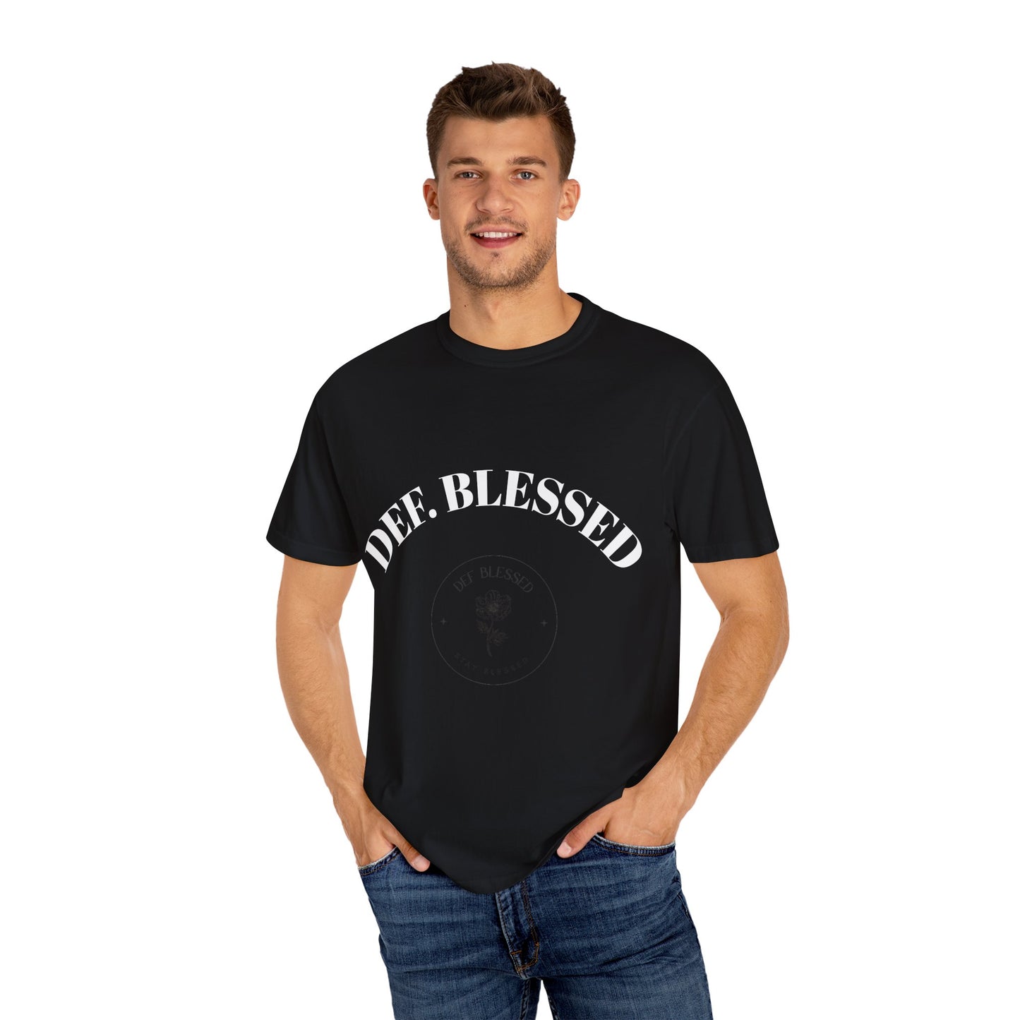 DEF. Blessed Black Tee