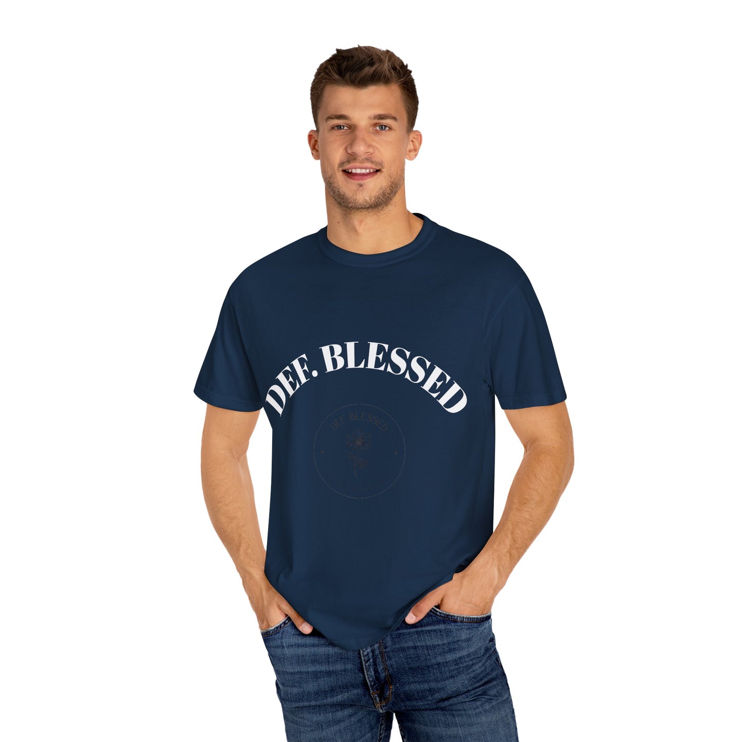 DEF. Blessed Navy Tee