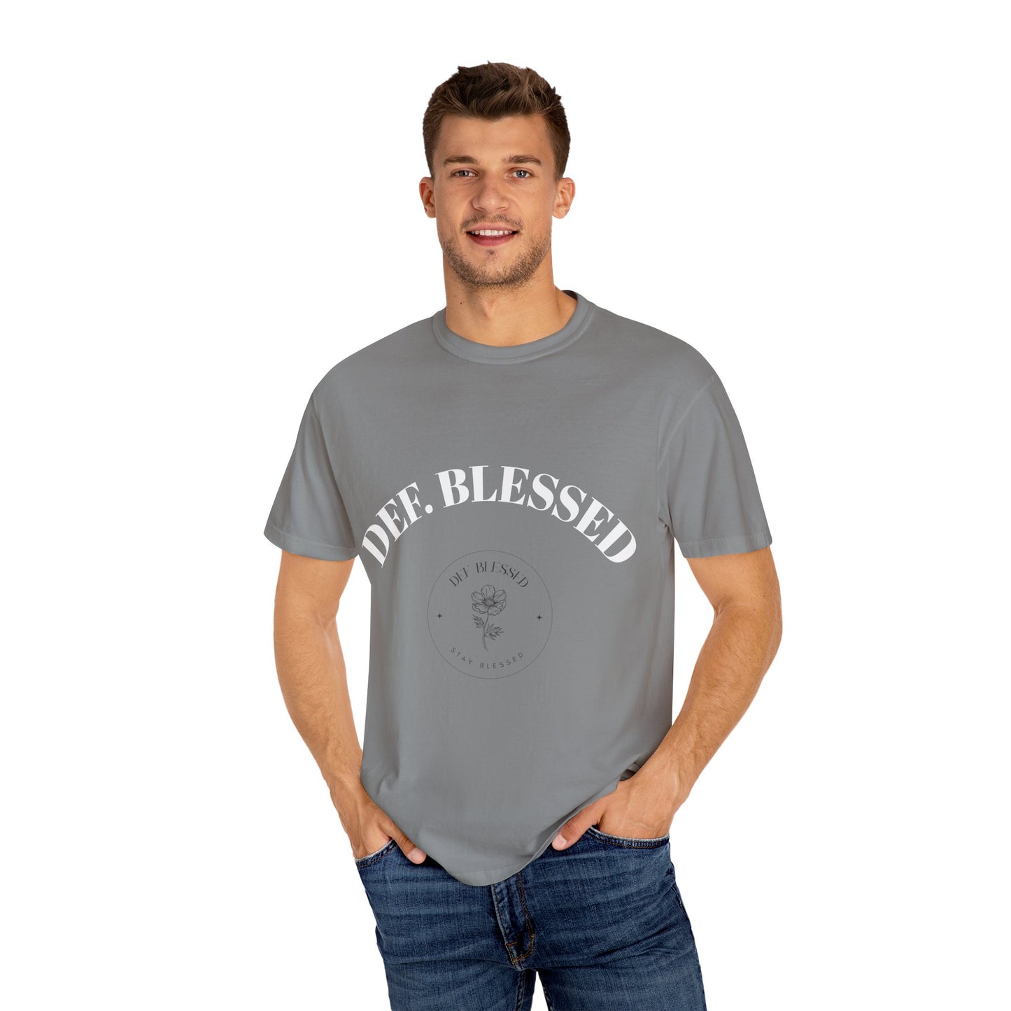 DEF. Blessed Steel Gray Tee