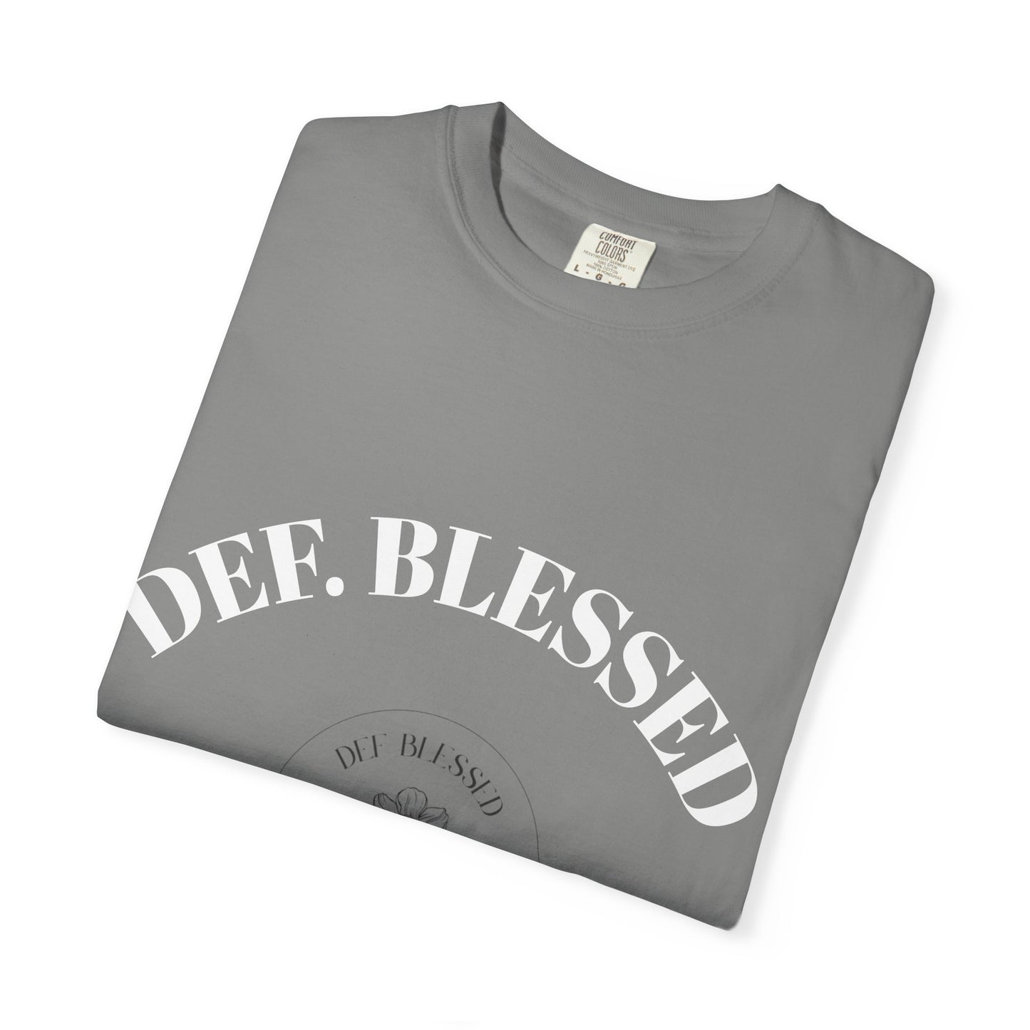 DEF. Blessed Steel Gray Tee