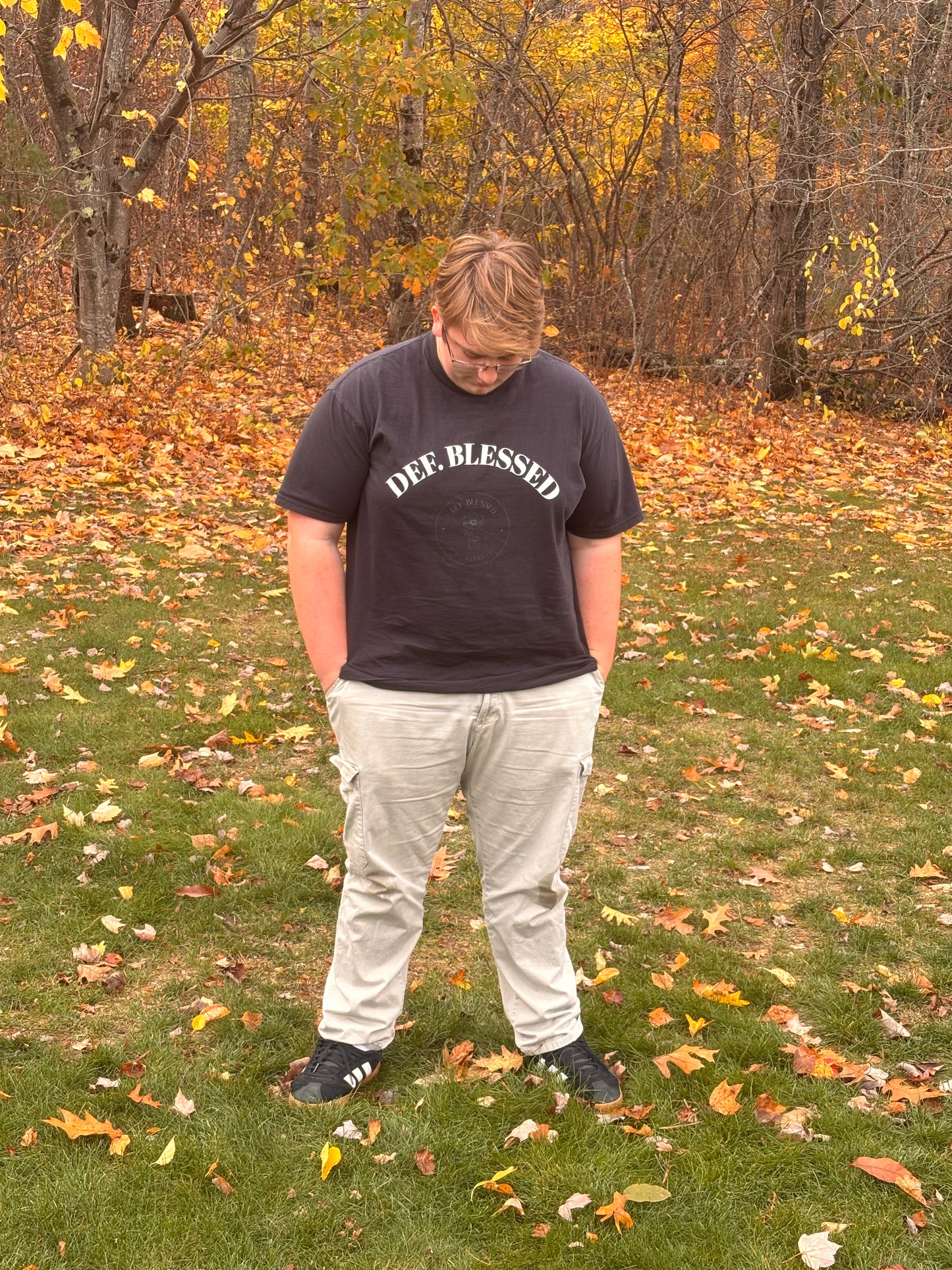 DEF. Blessed Black Tee