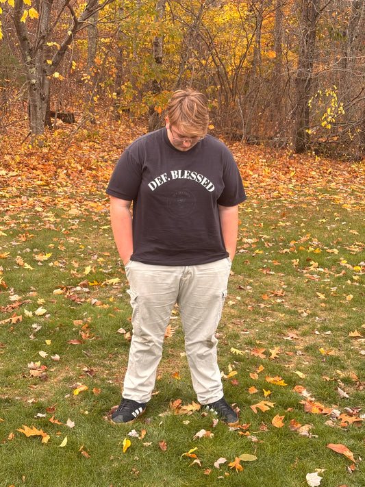 DEF. Blessed Black Tee
