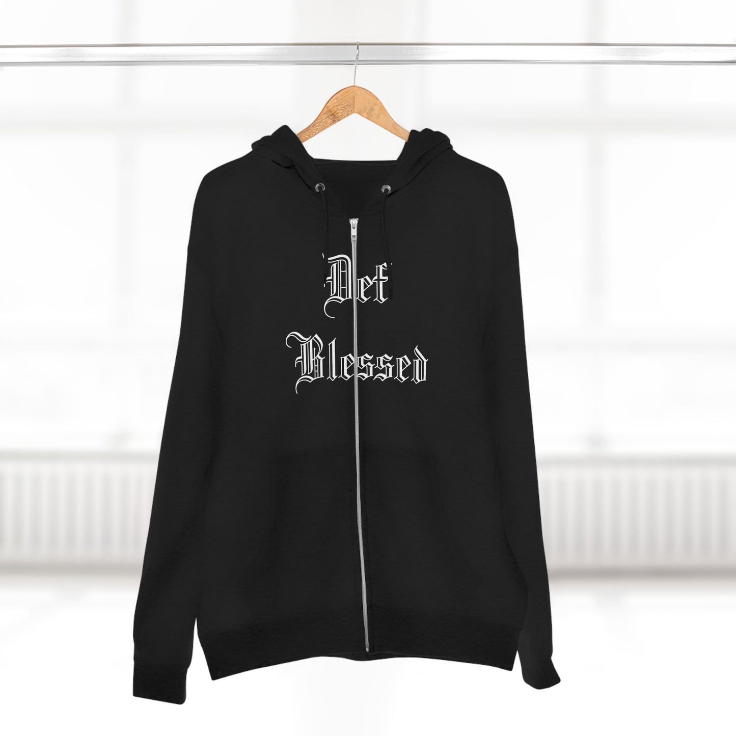 Def Blessed Zip-Up Hoodie