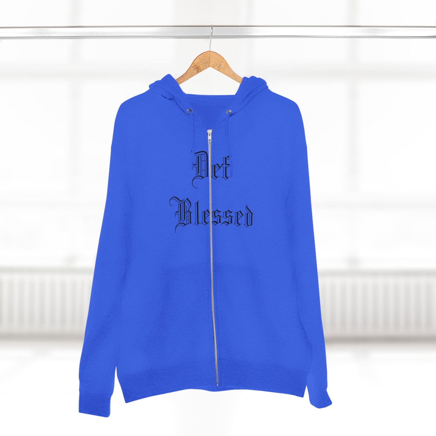 Def Blessed Zip-Up Hoodie