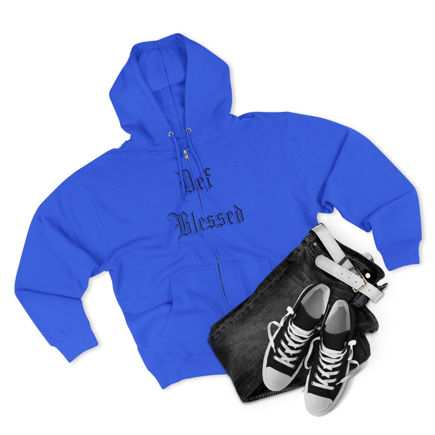 Def Blessed Zip-Up Hoodie