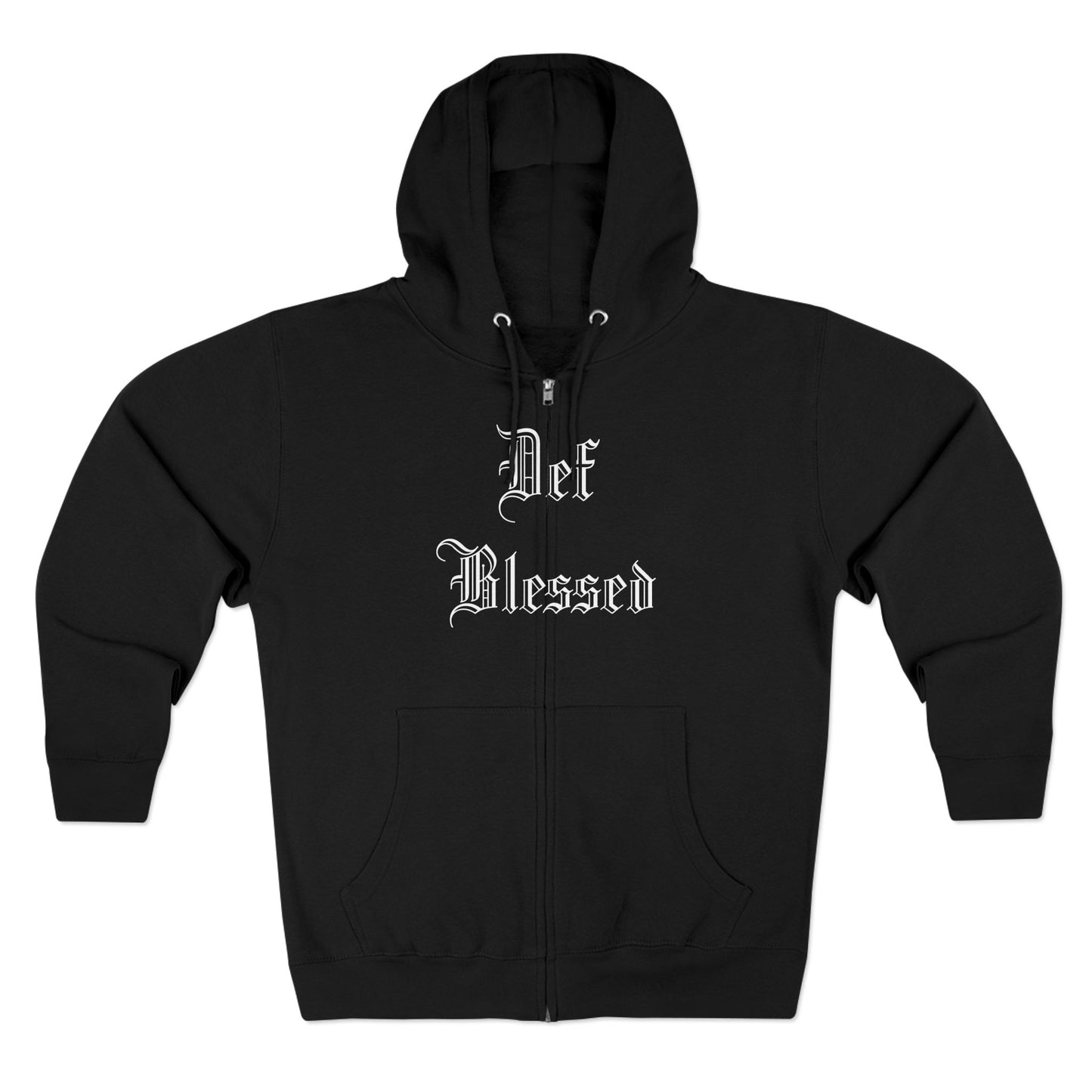 Def Blessed Zip-Up Hoodie