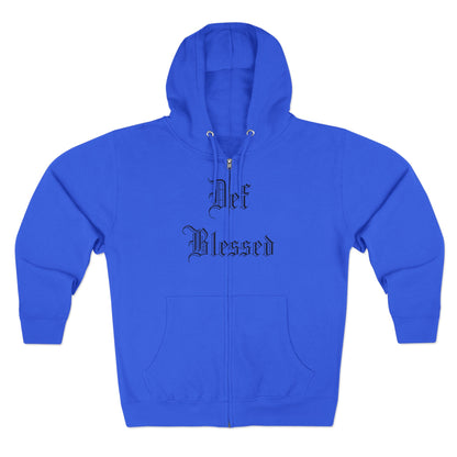 Def Blessed Zip-Up Hoodie